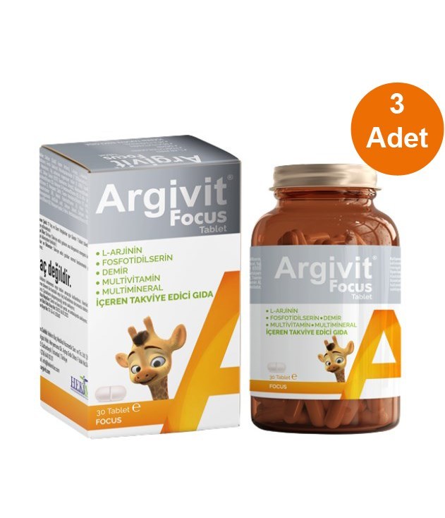 Argivit Focus 30 Tablet 3 Adet
