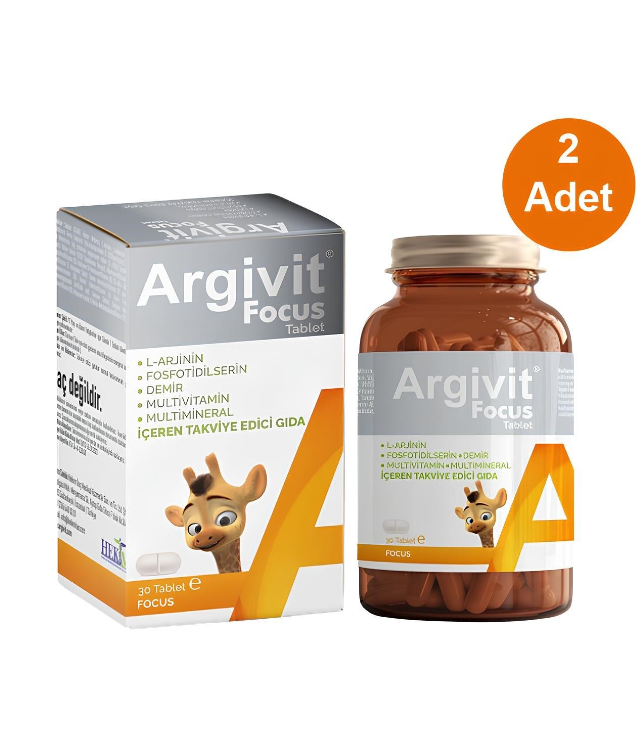 Argivit Focus 30 Tablet 2 Adet