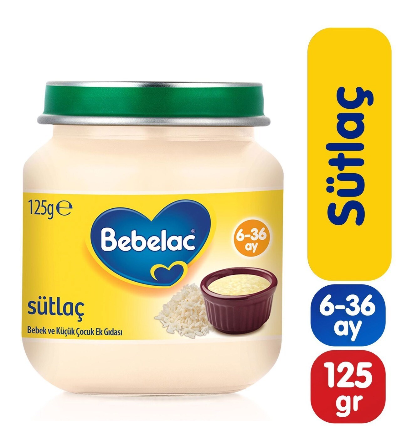Bebelac Sütlaç 125 gr Kavanoz Maması