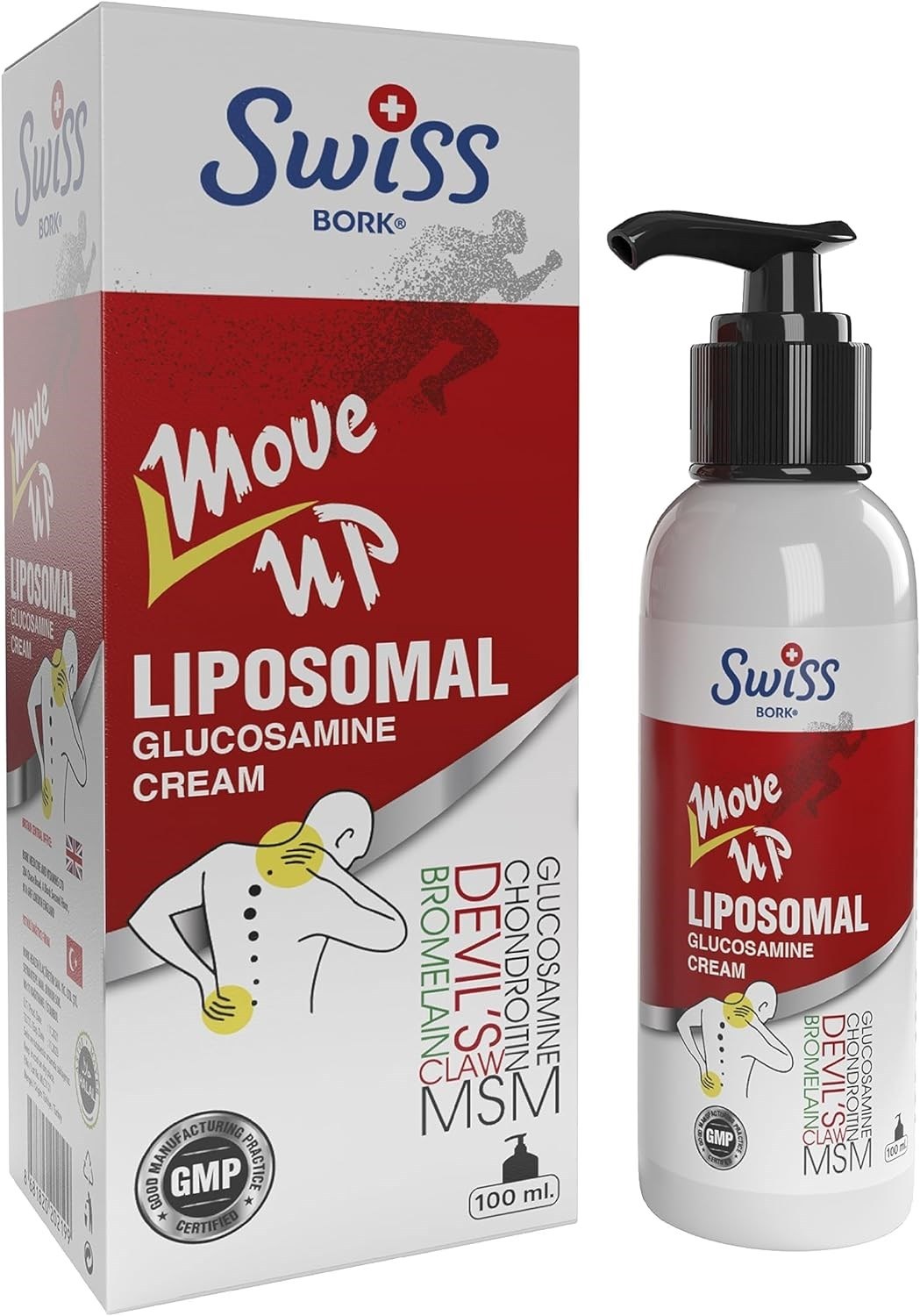 Swiss Bork Move Up Liposomal Glucosamine Cream 100 ml