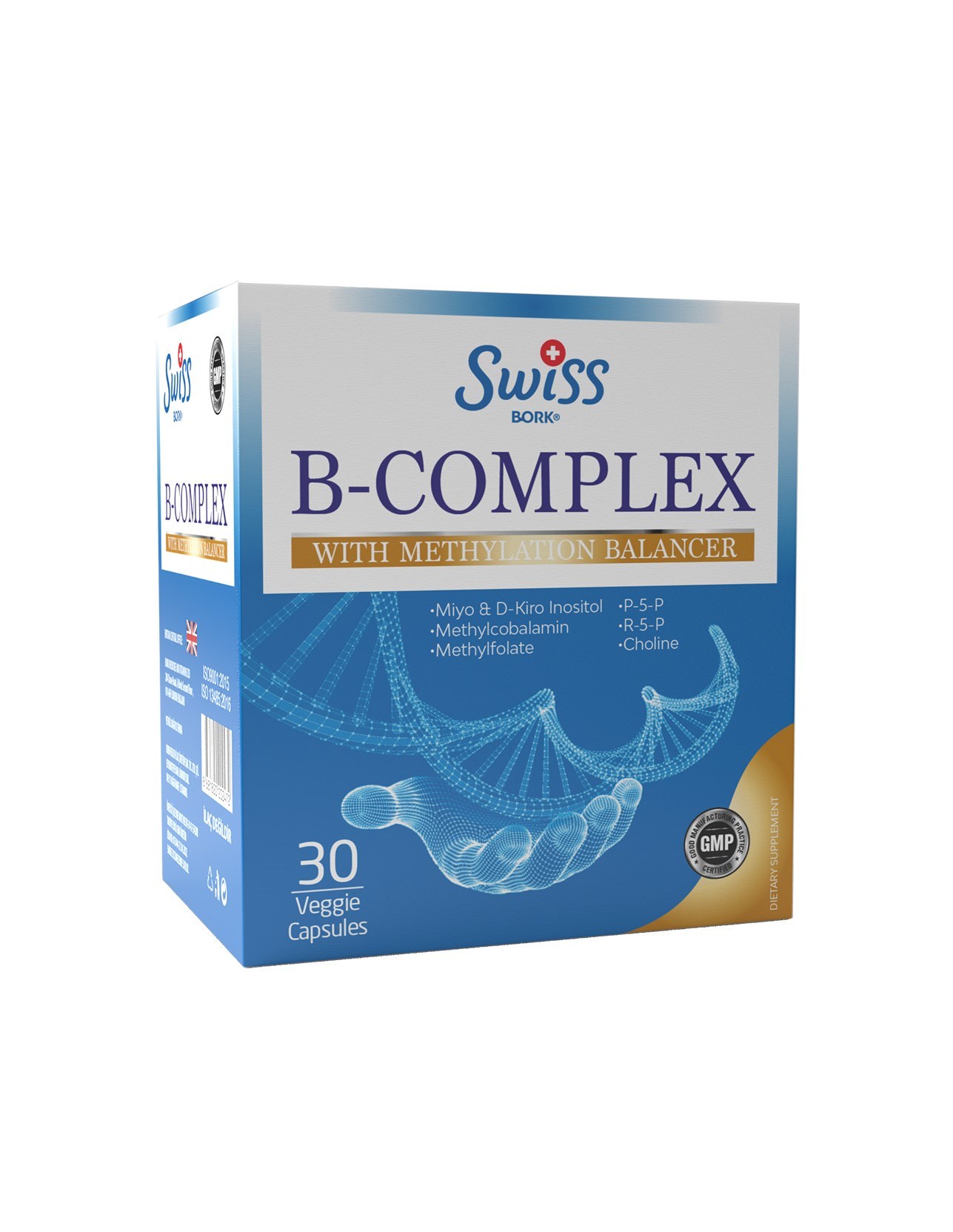 Swiss Bork B-Complex 30 Veggie Kapsül