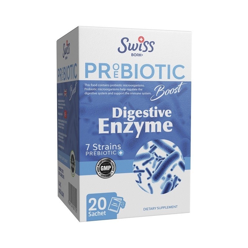 Swiss Bork Digestive Enzyme Boost 20 Şase