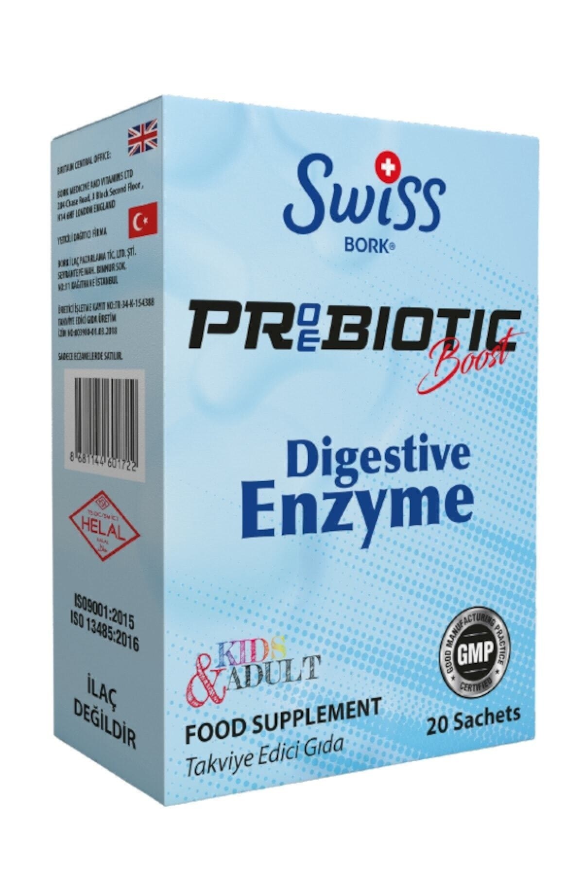 Swiss Bork Digestive Enzyme Boost 20 Şase