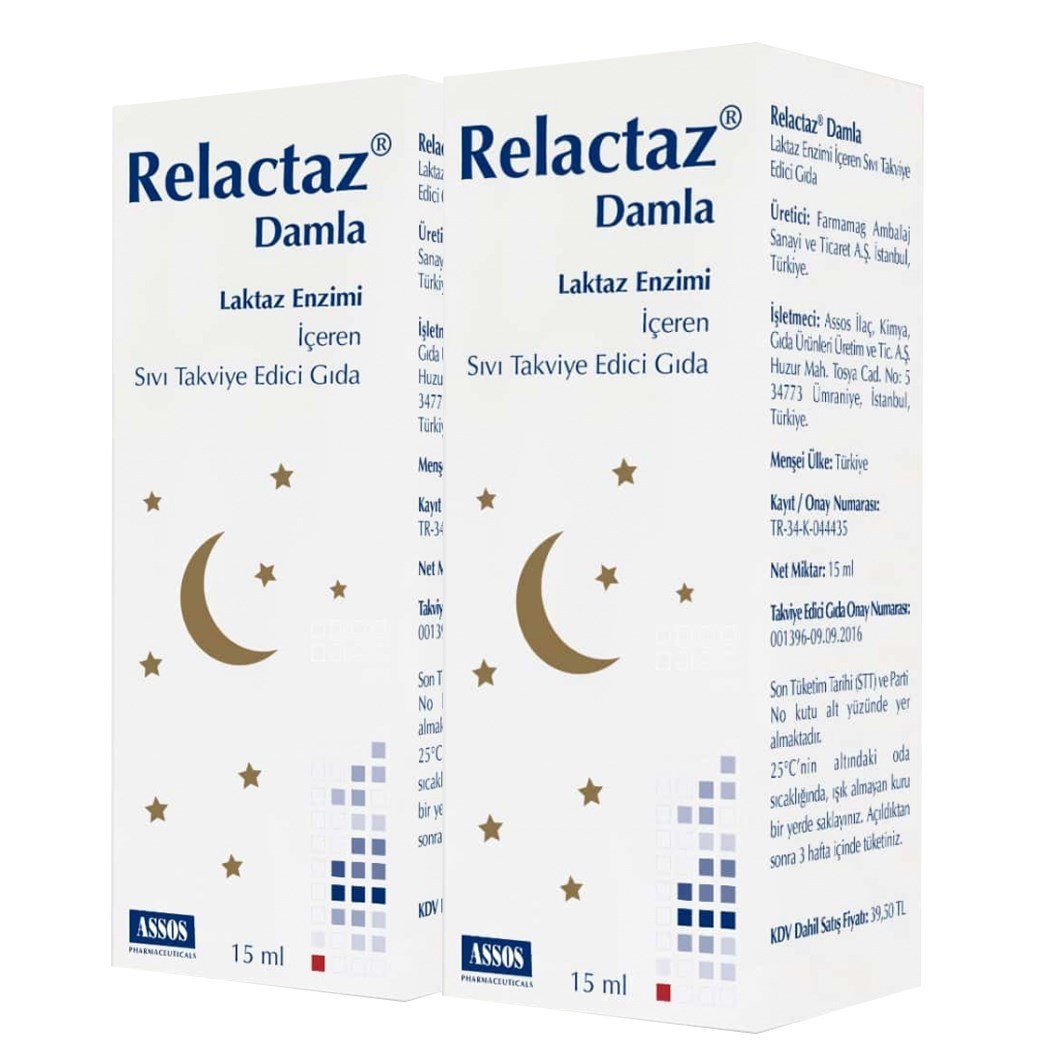 Relactaz 15 ml Damla 2 Adet