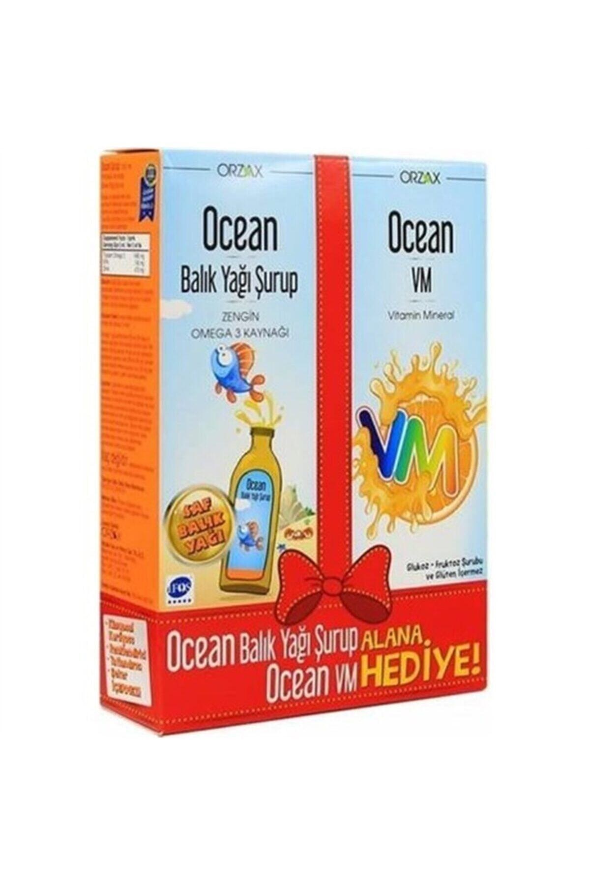 Ocean Portakallı Balık Yağı Şurubu + Vm Şurup Hediyeli Kofre