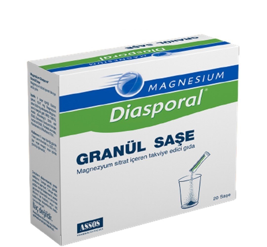 Assos Magnesium Diasporal Granül 20 Saşe