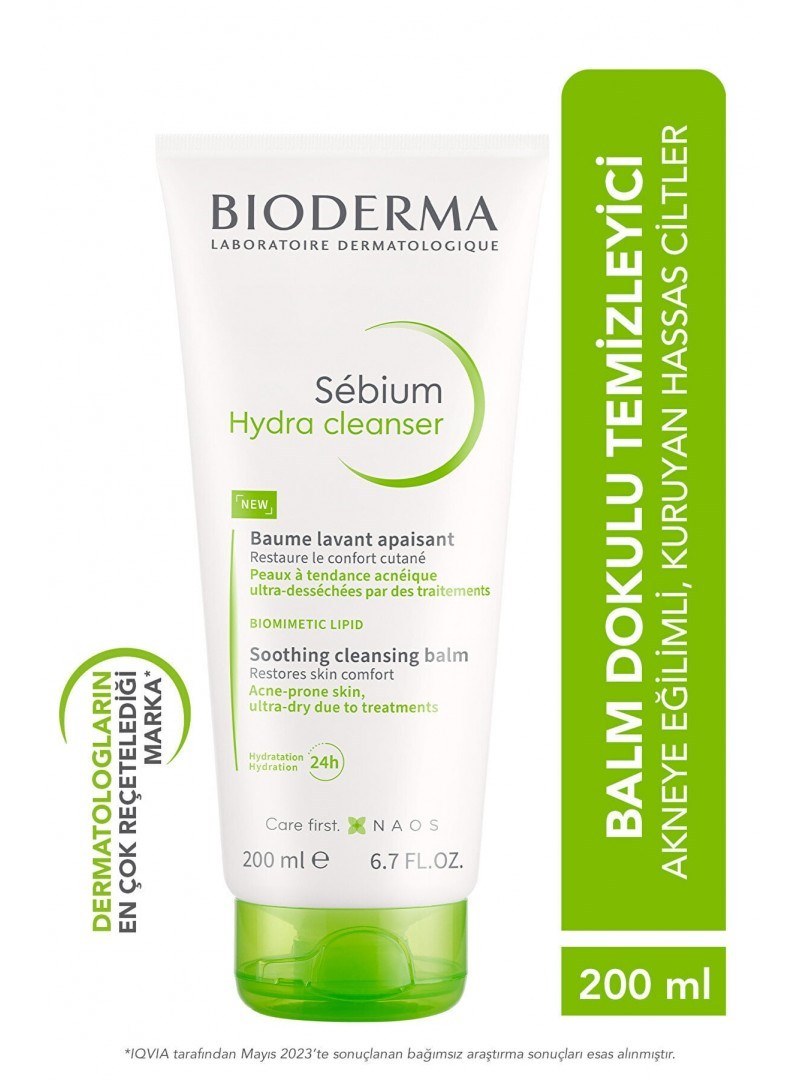 Bioderma Sebium Hydra Cleanser Yatıştırıcı Temizleme Balsami 200 ml