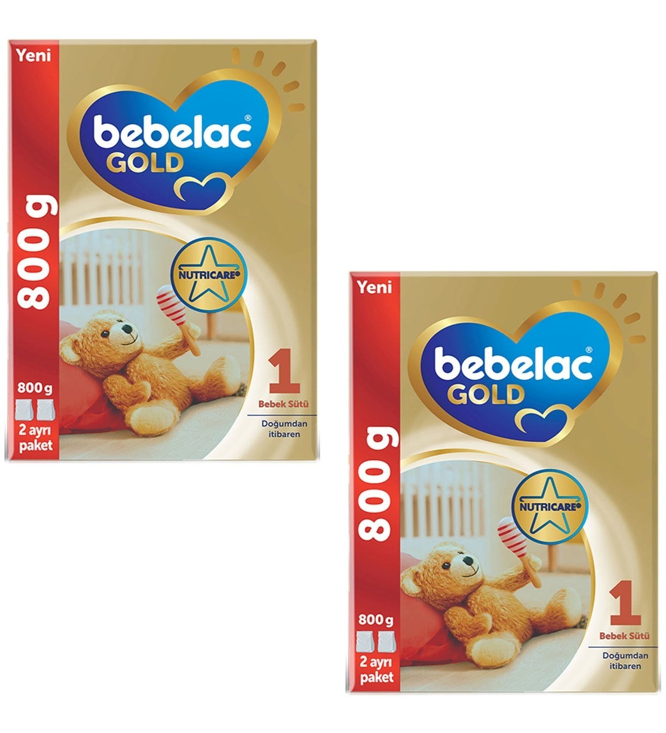 Bebelac Gold 1 800 gr Bebek Sütü 2 Adet