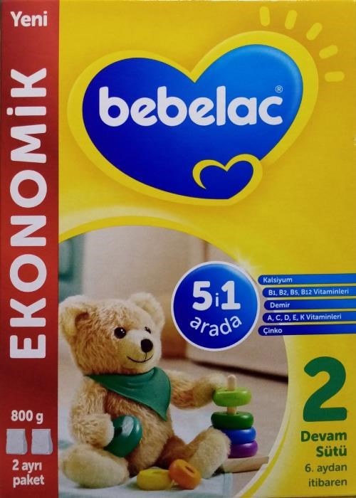 Bebelac 2 Devam Sütü 800 gr 3 Adet