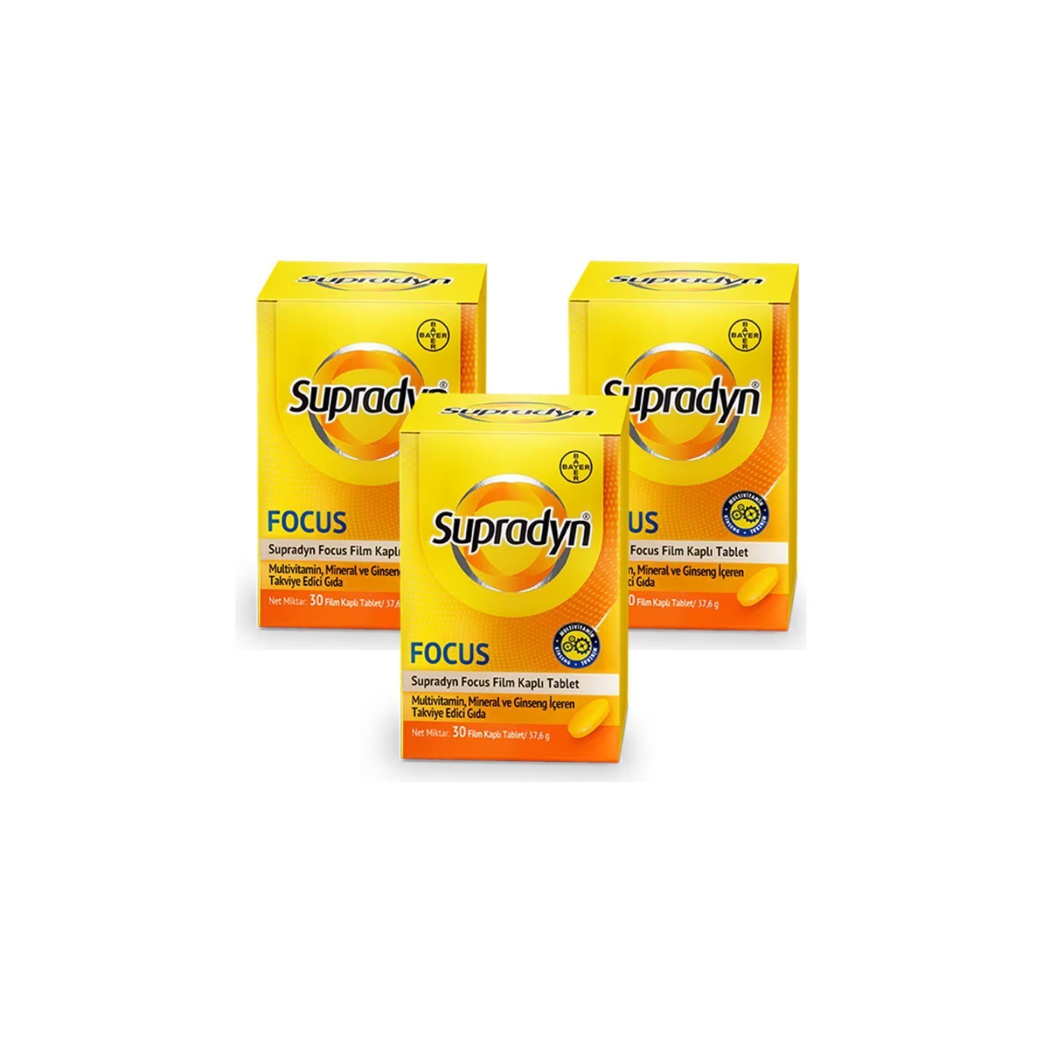 Supradyn Energy Focus 30 Tablet 3 Adet