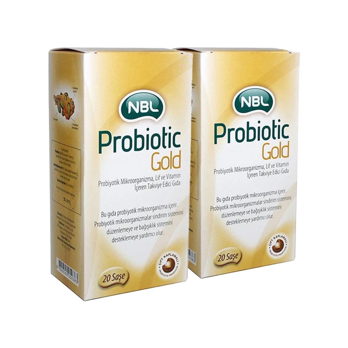 NBL Probiotic Gold 20 Saşe 2 Adet