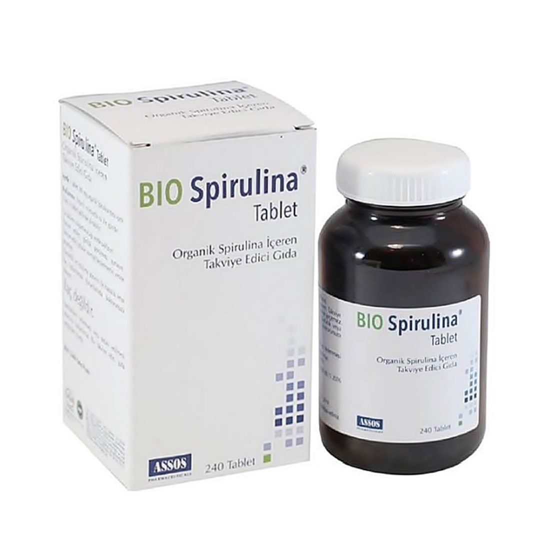 Assos Bio Spirulina 500 mg 240 Tablet
