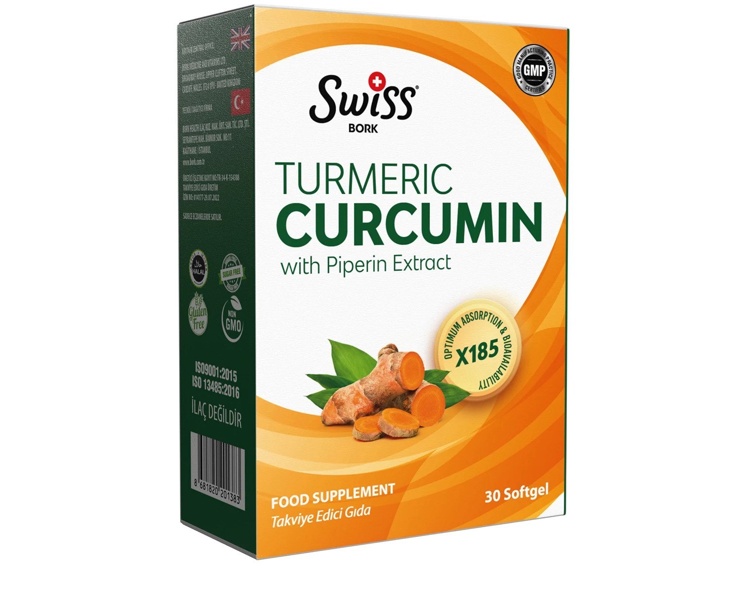 Swiss Bork Curcumin 30 Softgel