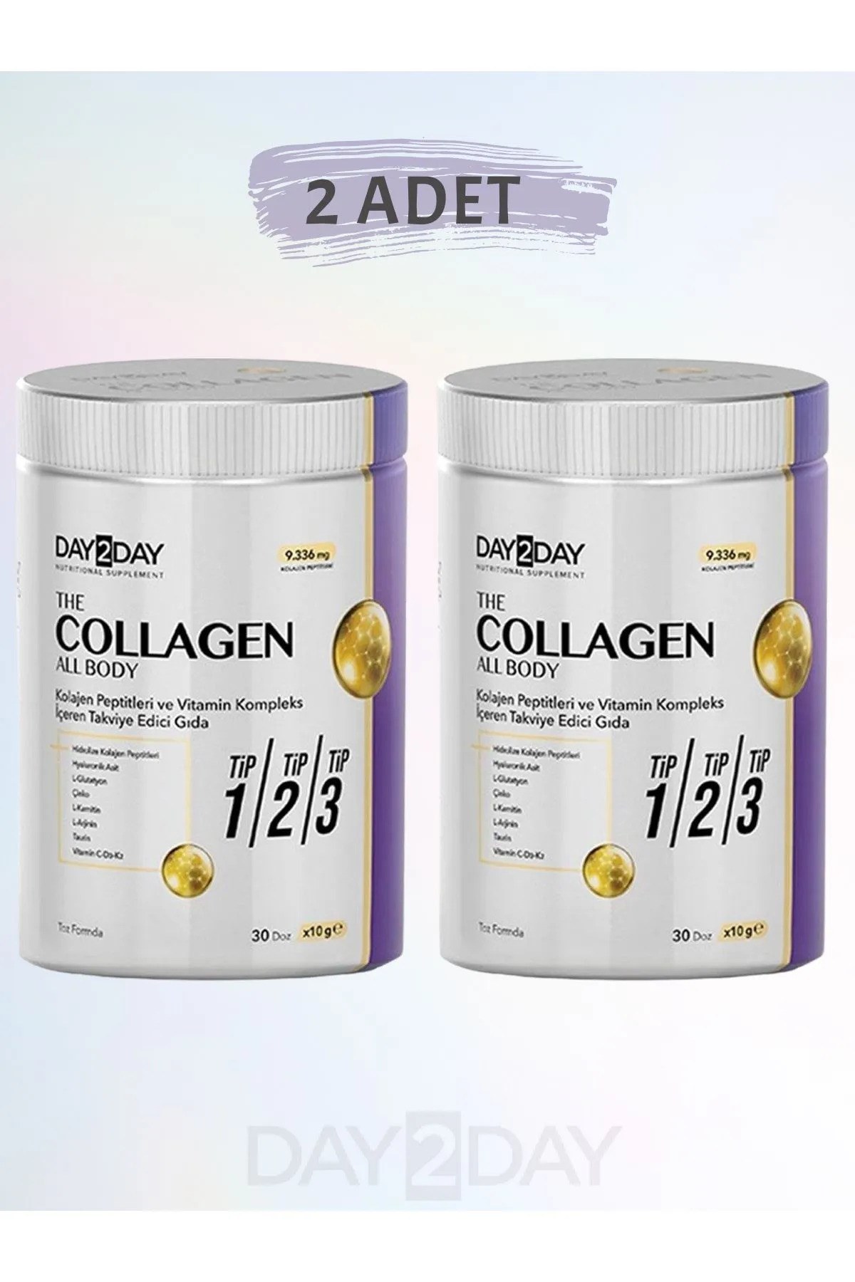 Day2Day The Collagen All Body Toz 300 gr 2'li