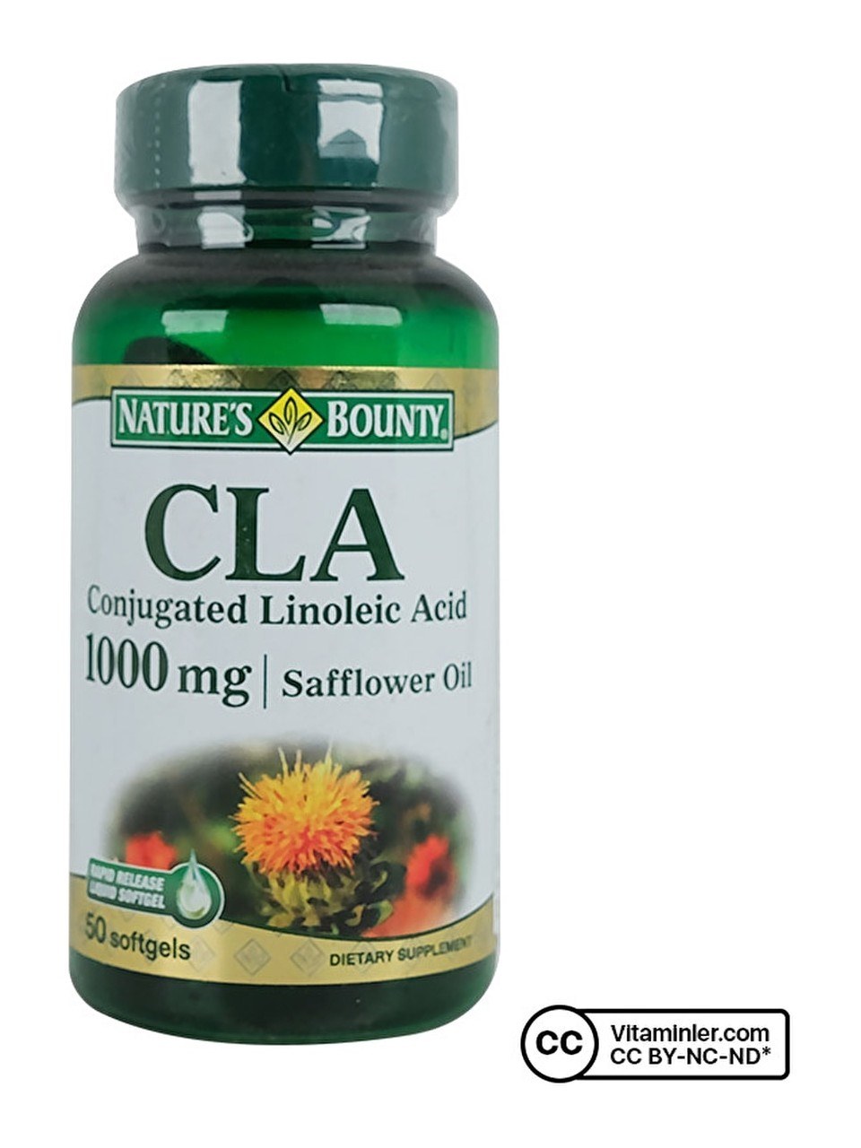 Nature's Bounty CLA 1000 mg 50 Softgel