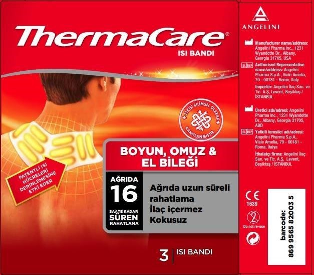 Thermacare Isı Bandı Boyun, Omuz & El Bileği