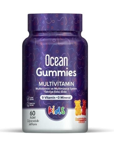 Ocean Gummies Kids Multivitamin Çiğnenebilir 60 Tablet