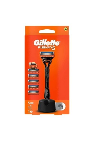 Gillette Fusion5 Standlı 5 Başlıklı Tıraş Bıçağı