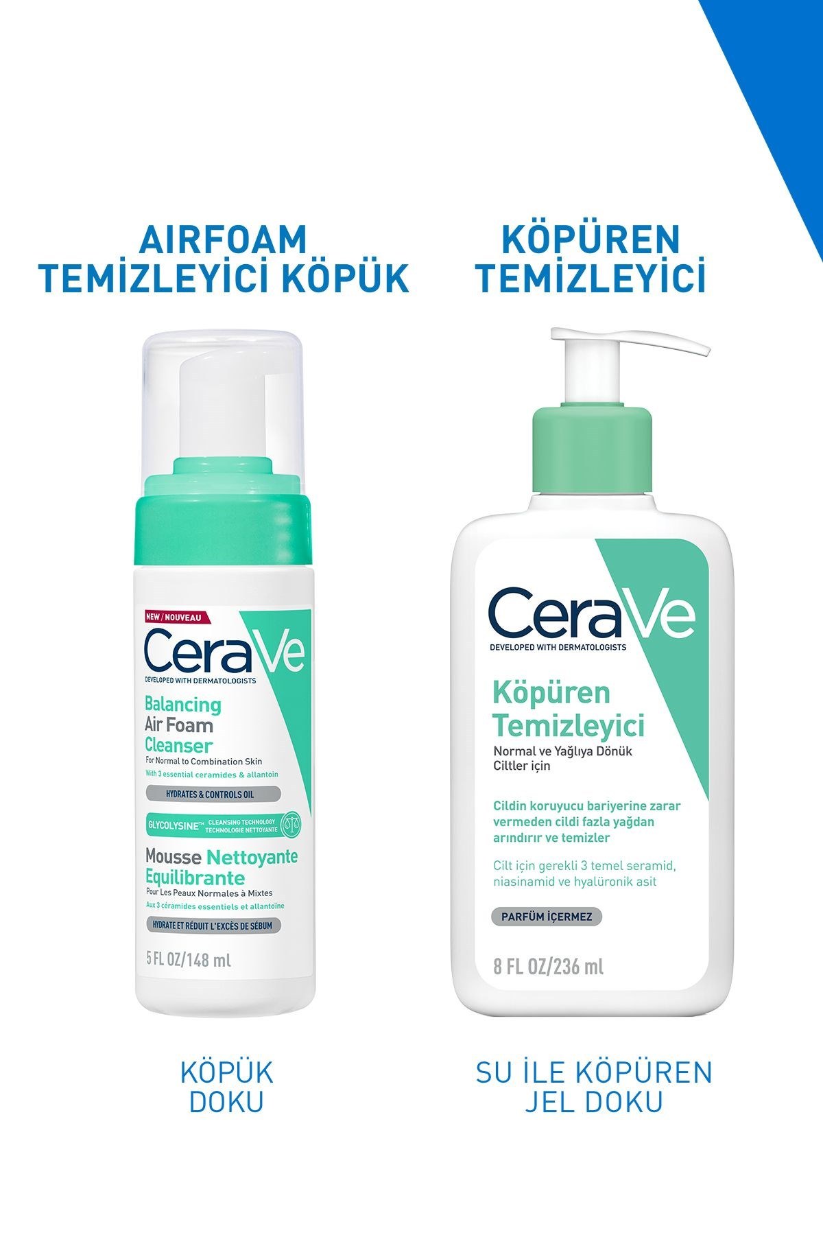 Cerave Normal, Karma Ve Hassas Ciltler Için Köpük Temizleyici 148ml