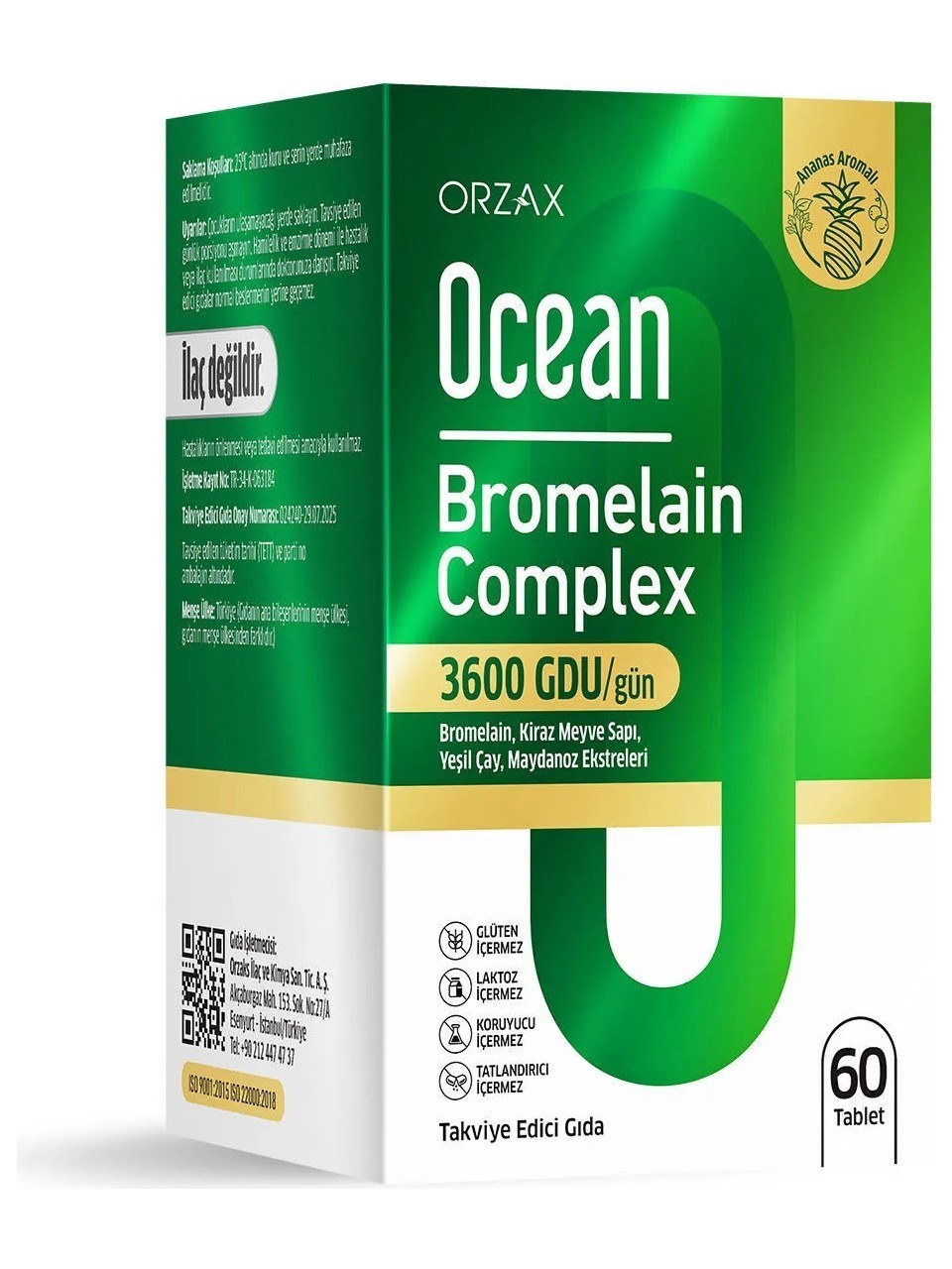 Ocean Bromelain Complex 60 Tablet