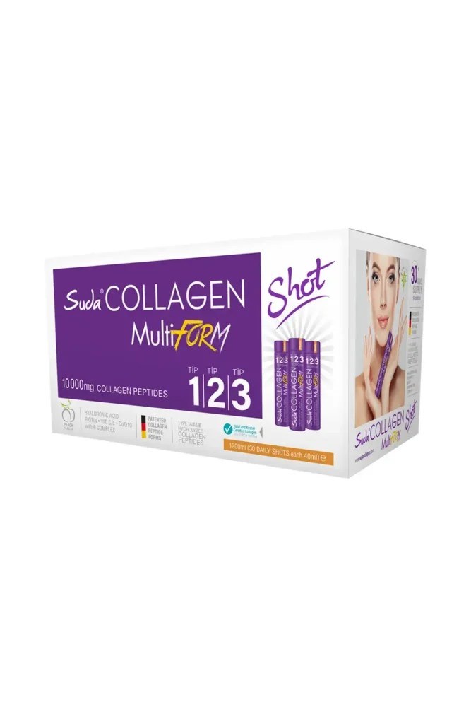 Suda Collagen Multiform Şeftali Aromalı 40 ml 30 Shot