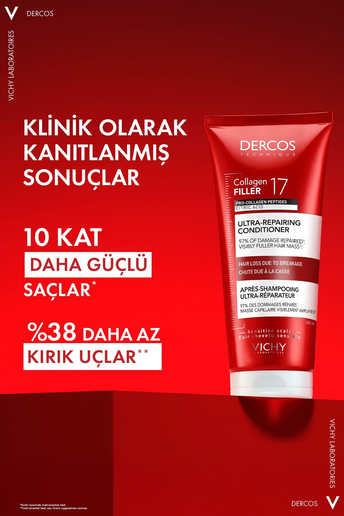 Dercos Collagen 17 Filler Saç Bakım Kremi 200ml