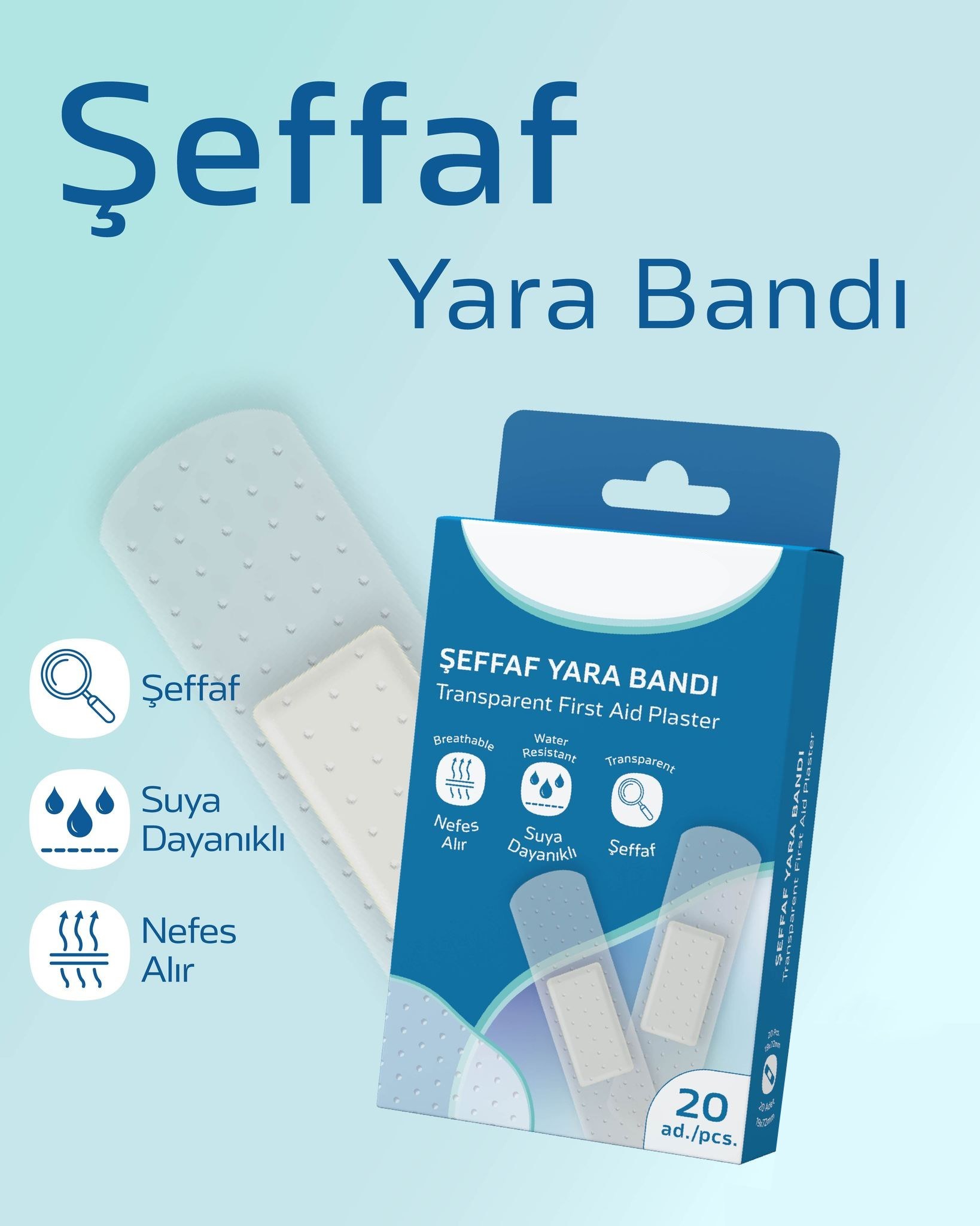 Şeffaf Yara Bandı