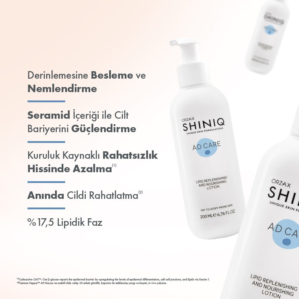 Orzax Shiniq Ad Care Lipid Replenishing and Nourishing Lotion 200 ml