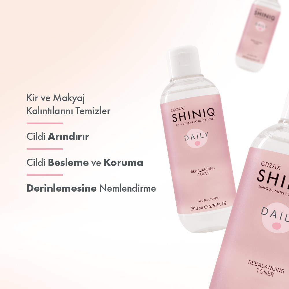 Orzax Shiniq Daily Dengeleyici Tonik 200 ml Tüm Ciltler İçin