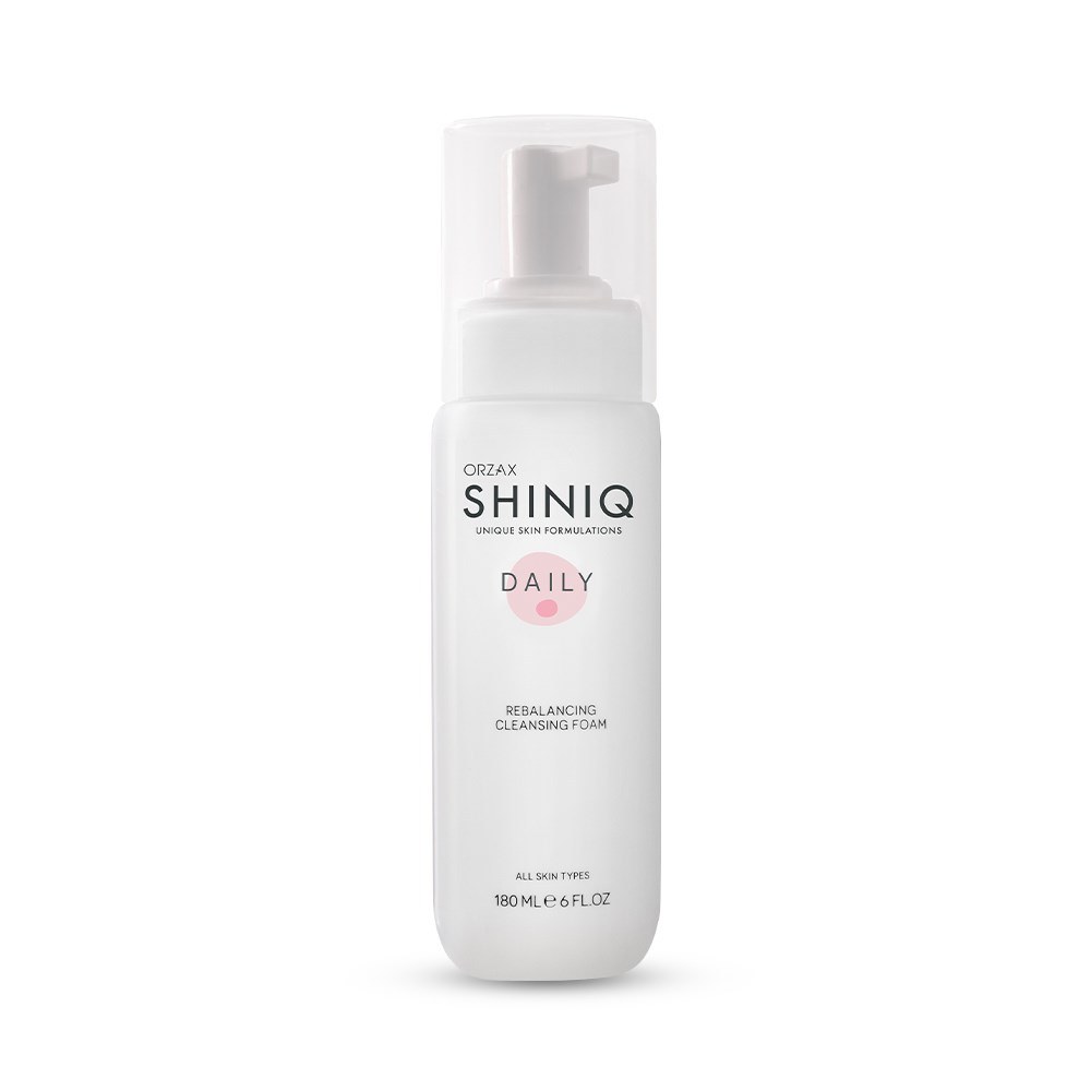 Orzax Shiniq Daily Dengeleyici Temizleme Köpüğü 180 ml Tüm Ciltler İçin