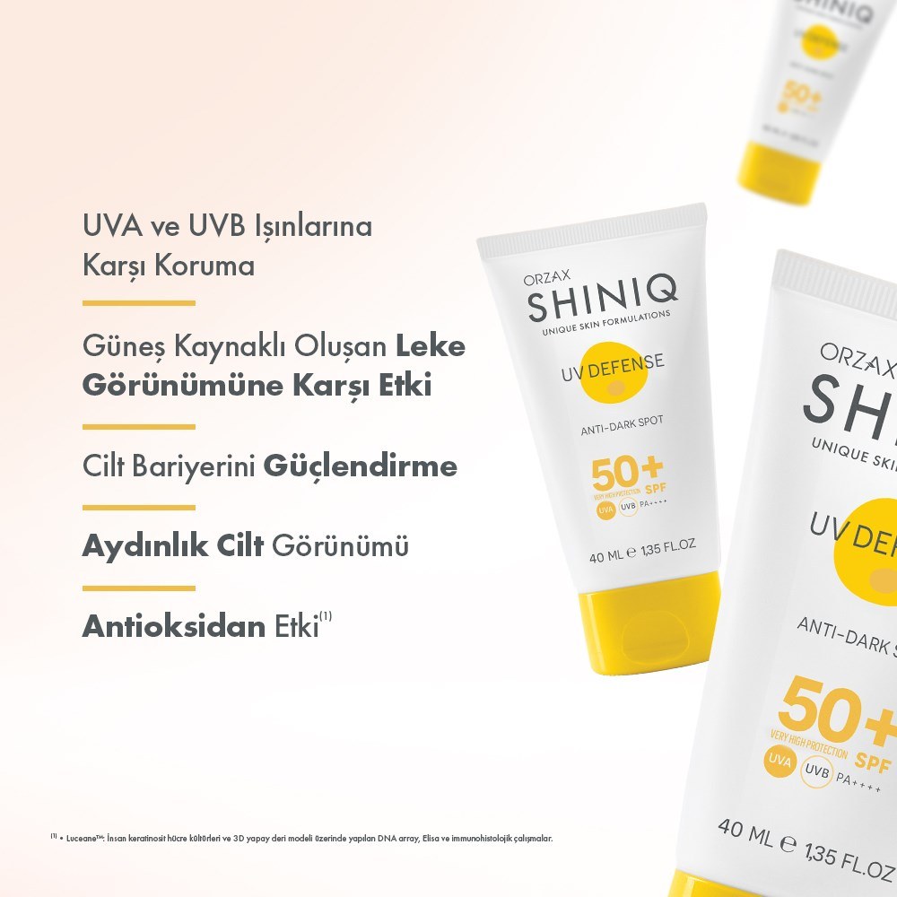 Orzax Shiniq Uv Defence spf+50 Antı-Dark Spot 40ml