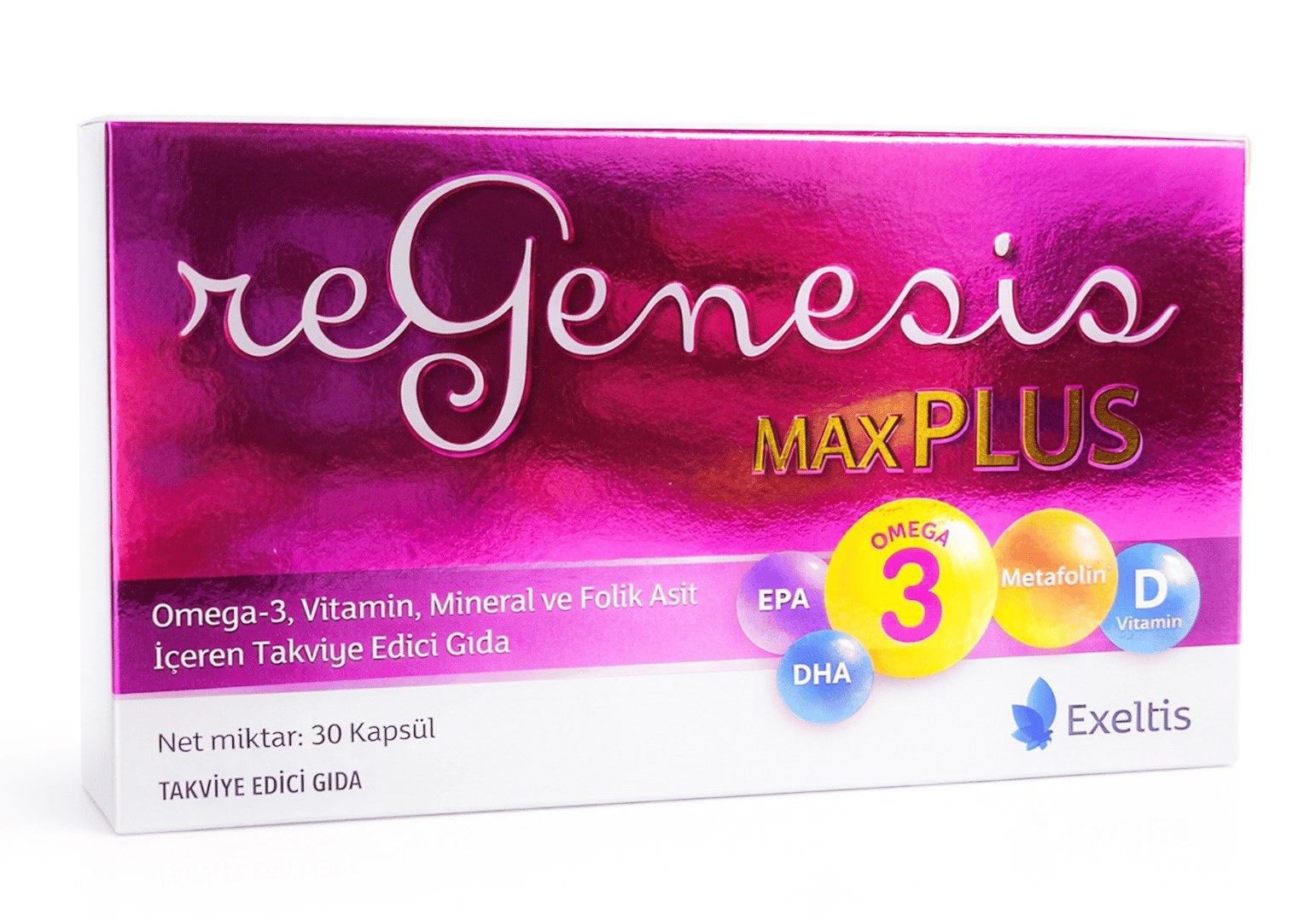 Exeltis Regenesis Max Plus Omega-3 30 Kapsül