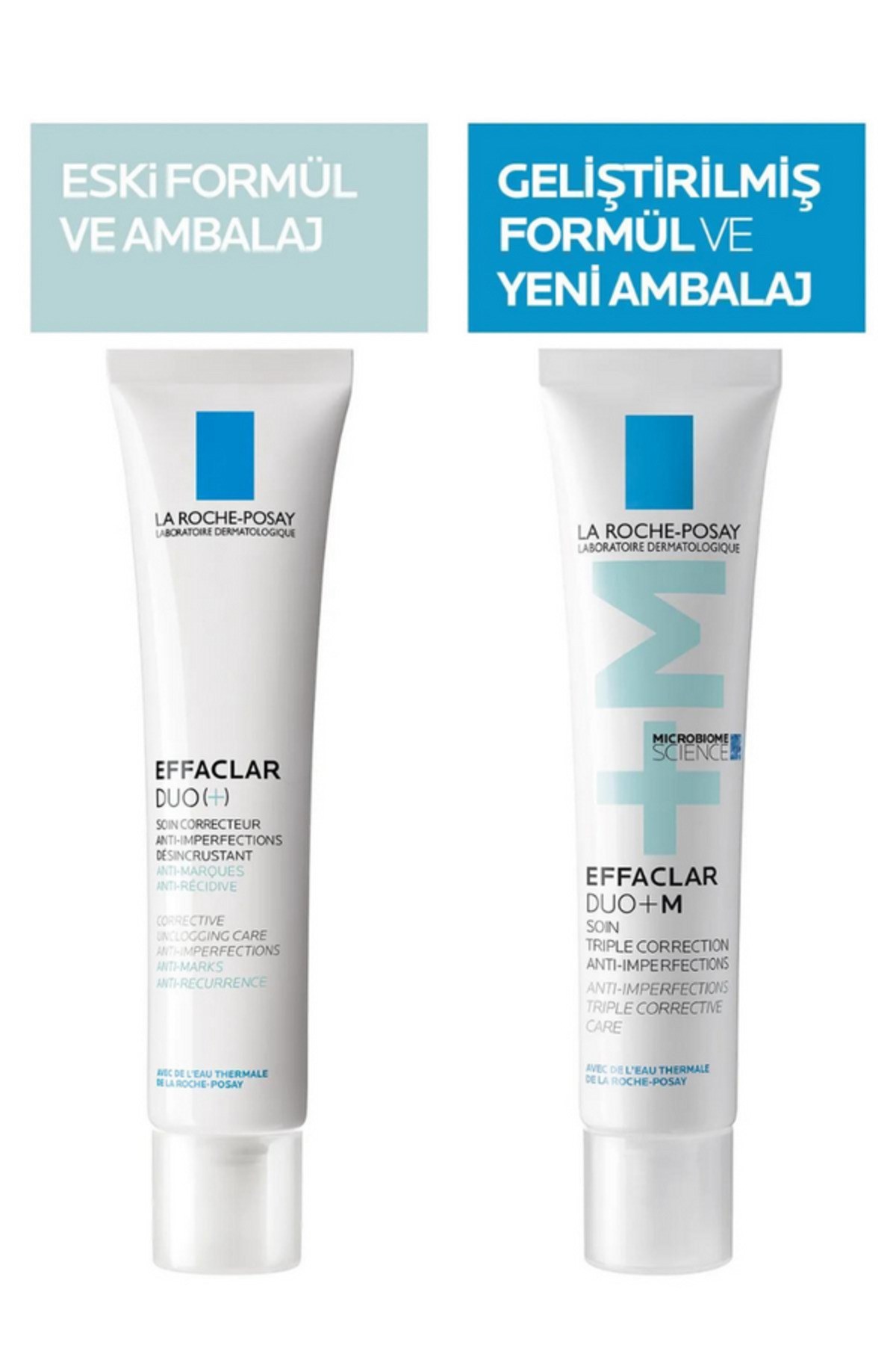 Effaclar Duo+M Yağlı, Akne/Sivilce Eğilimli Ciltler için Yüz Bakım Kremi 15ml