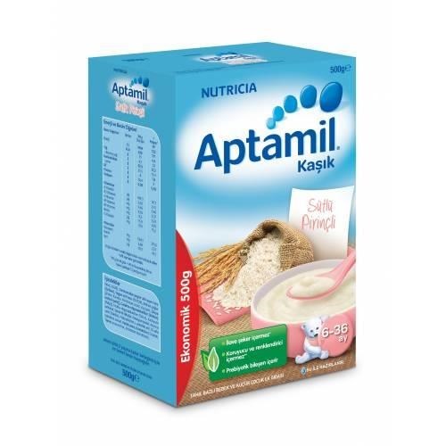 Aptamil Sütlü Pirinçli 500 gr Kaşık Maması