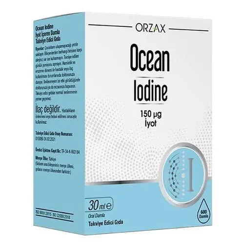 Ocean Iodine 150 mcg İyot 30 ml Damla