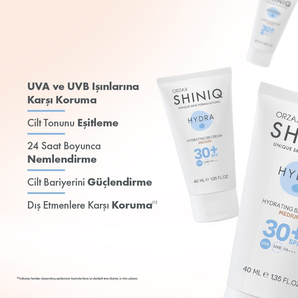 Orzax Shiniq Hydra Hydrating BB Cream Medium SPF30 40 ml
