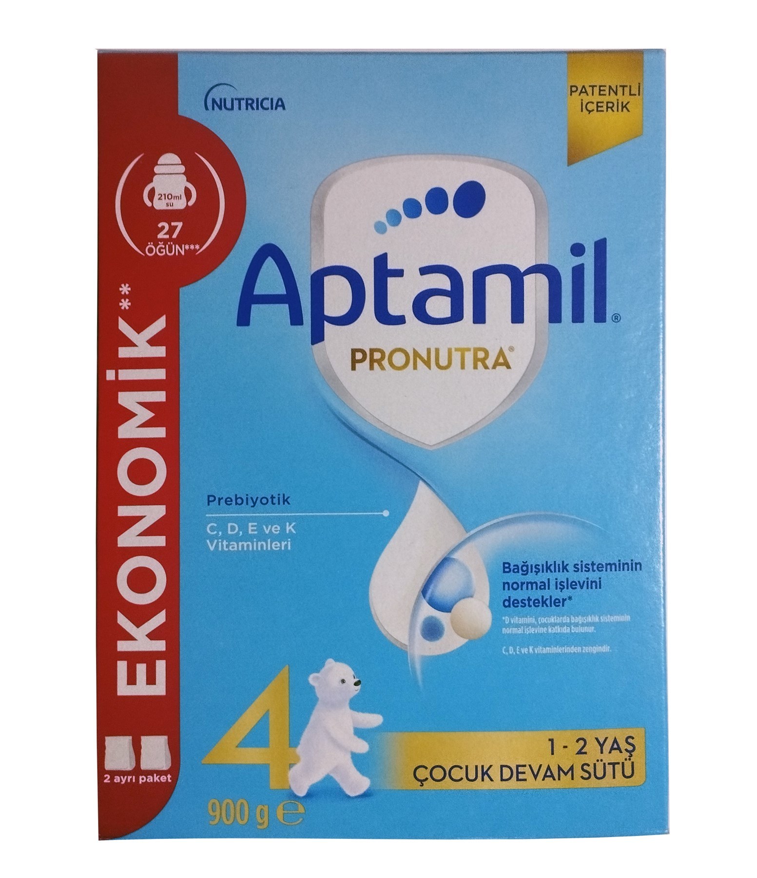 Aptamil 4 Devam Sütü 900 gr