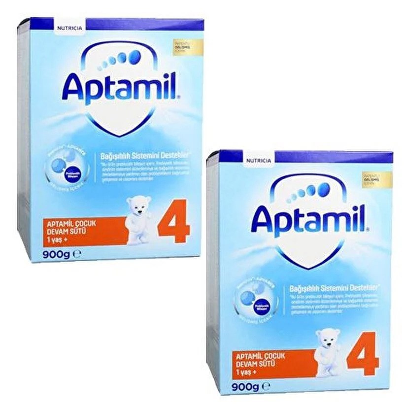 Aptamil 4 Çocuk Devam Sütü 900 gr 2 Adet