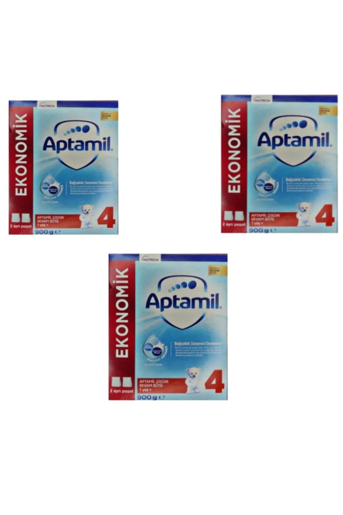 Aptamil 4 Çocuk Devam Sütü 900 gr 3 Adet