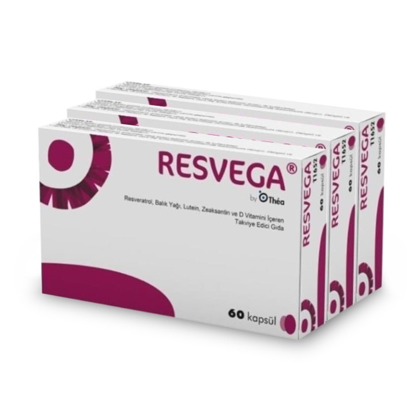Resvega 60 Kapsül 3 adet