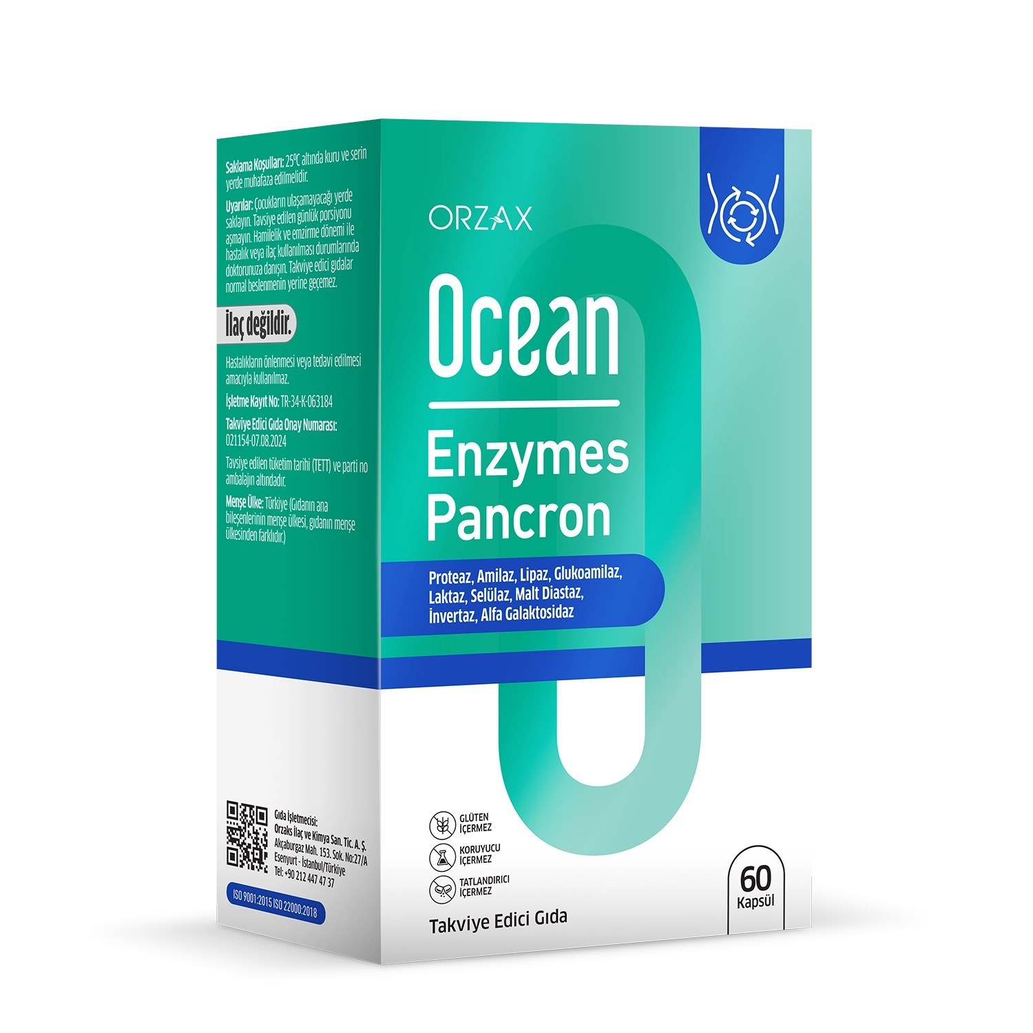 Ocean Enzymes Pacron 60 Kapsül
