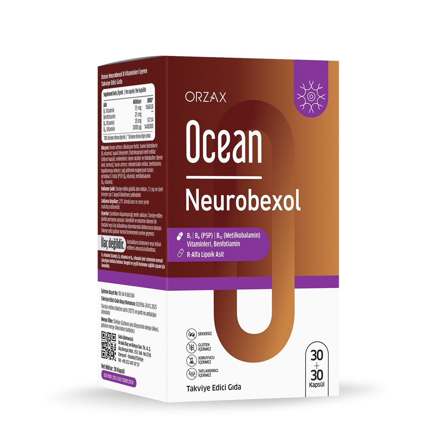 Ocean Neurobexol 60 Kapsül