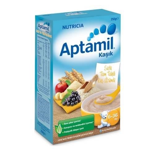 Aptamil Sütlü Tam Tahıllı Kuş Üzümlü 250 gr Kaşık Maması