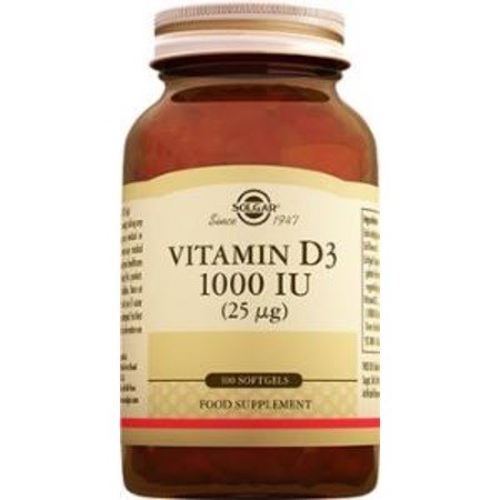 Solgar Vitamin D3 1000 IU 100 Kapsül