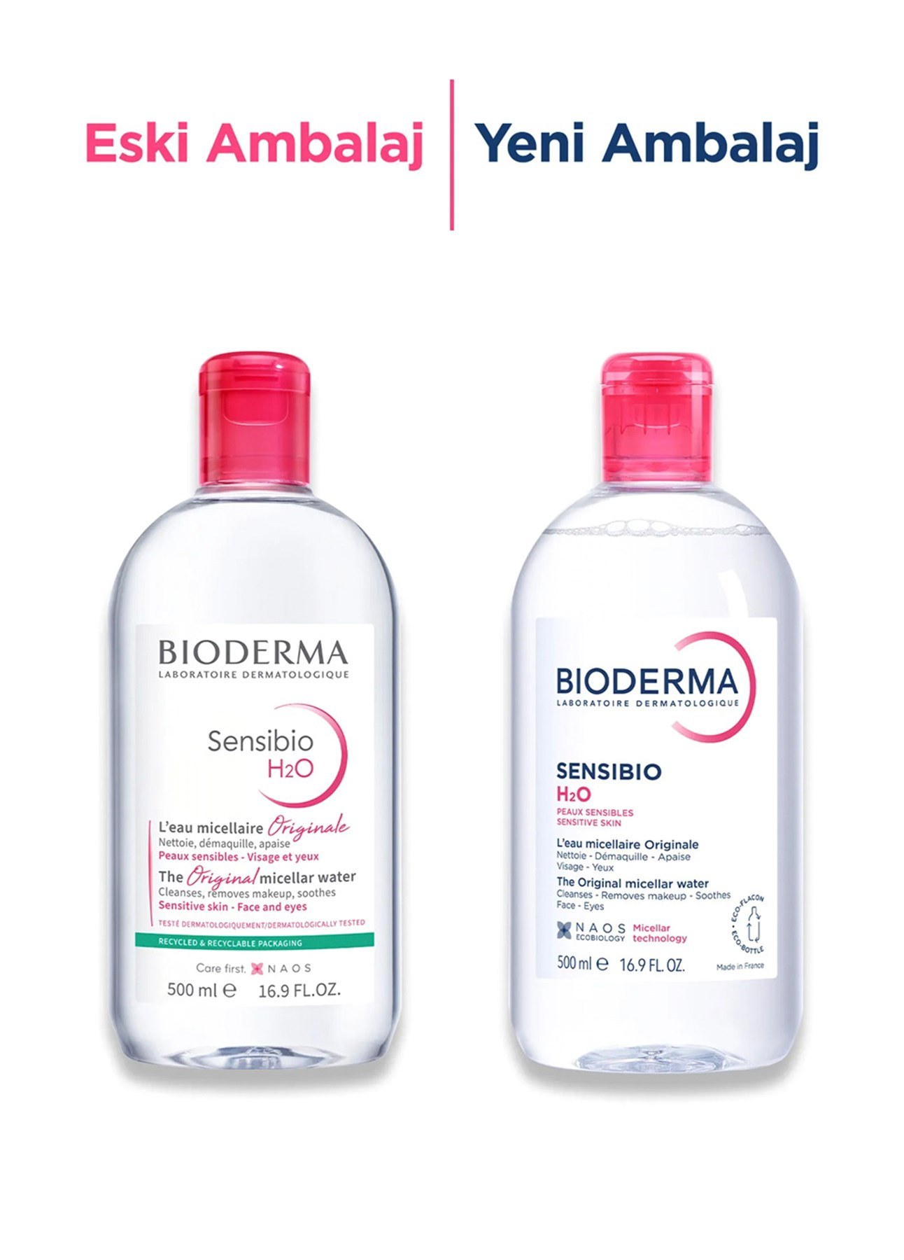 Bioderma Sensibio H2O 500 ml Misel Solüsyon