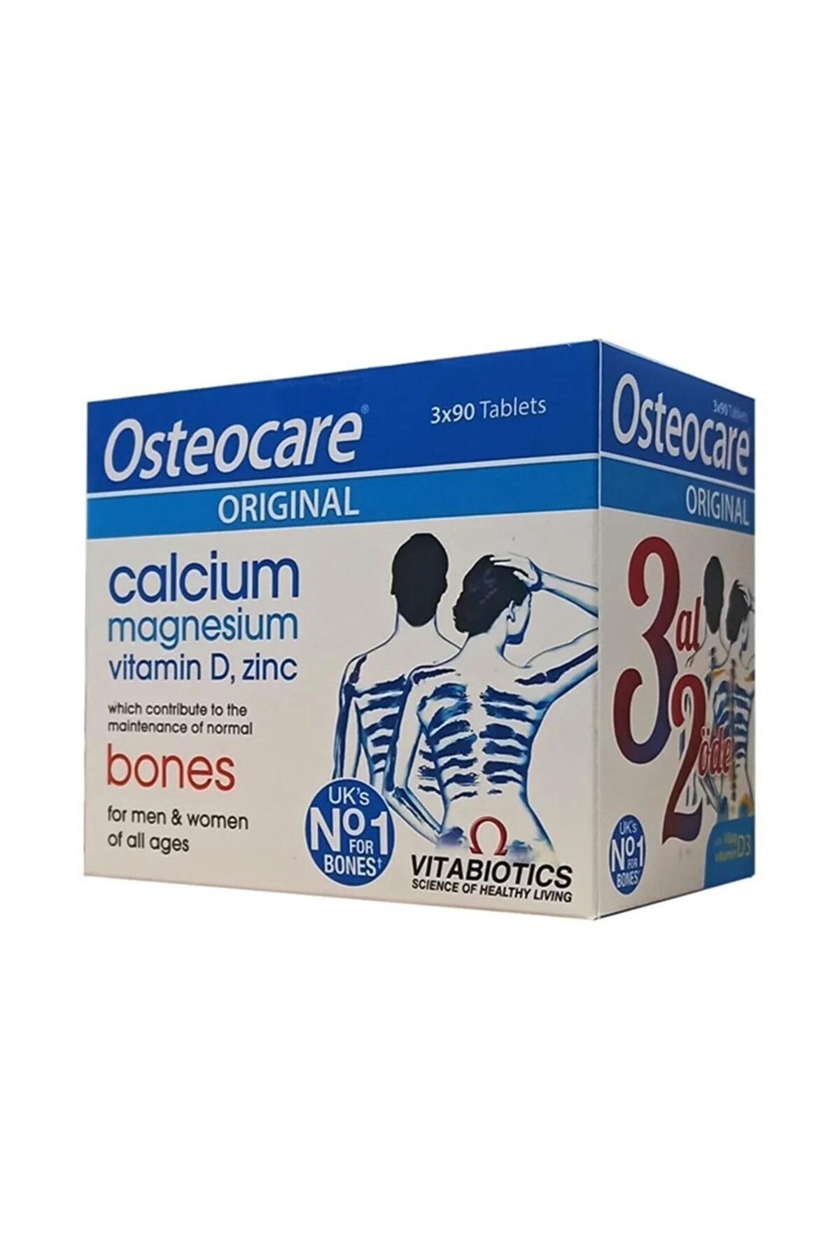 Vitabiotics Osteocare 90 Tablet 3 Al 2 Öde