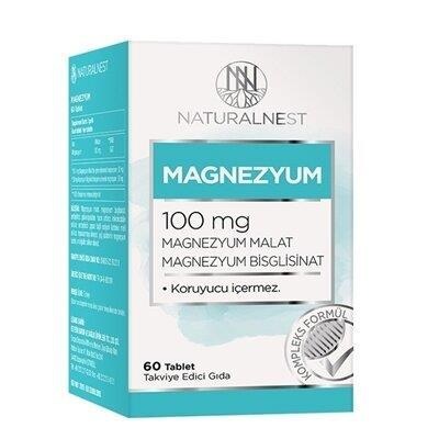 NaturalNest Magnezyum 100 mg 60 Tablet