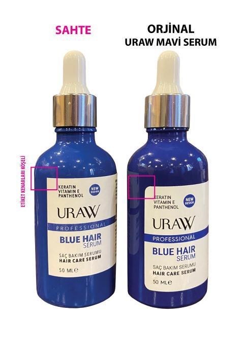 URAW BLUE HAİR SERUM MAVİ SU 50 ML