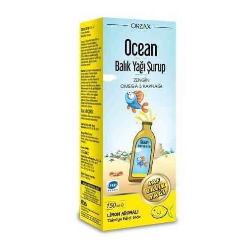 Ocean Omega 3 Limon Aromalı 150 ml Şurup