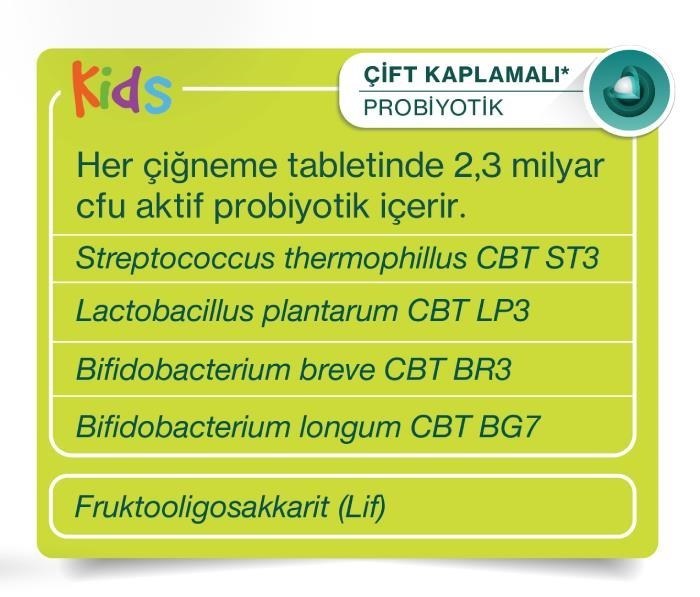 NBL Probiotic Kids 30 Çiğneme Tableti